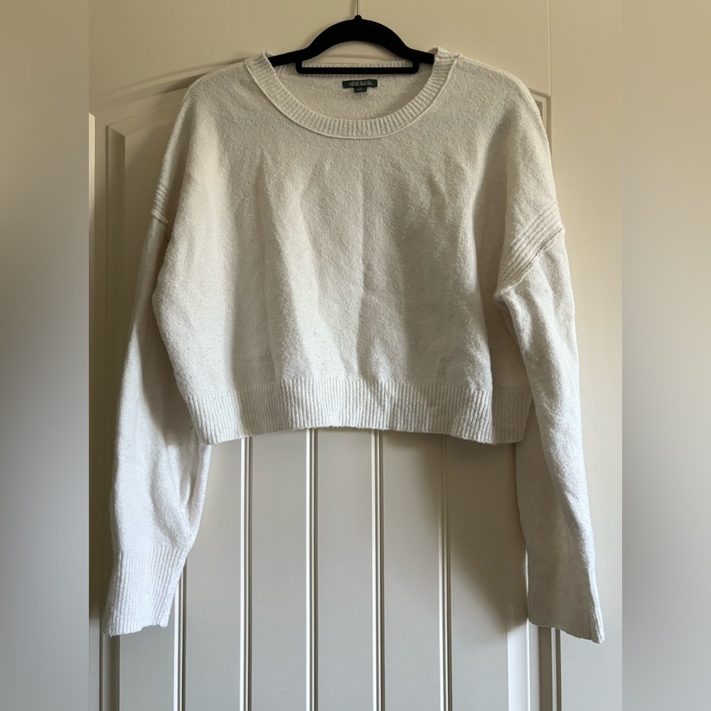 Wild Fable Cream Cropped Sweater